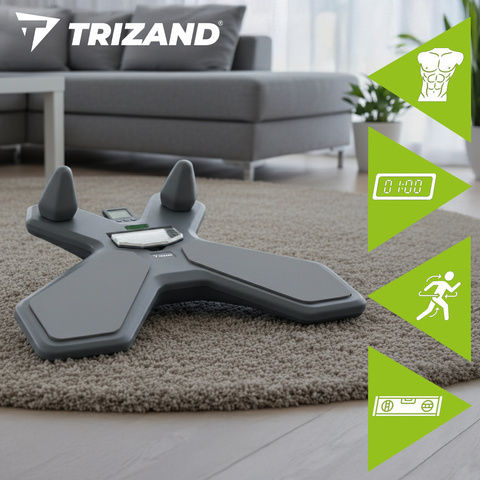 Trizand Multicolour Abs Trainer With Mat