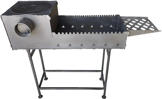 Uhome Galvanized Charcoal Grill 125cmx101cm