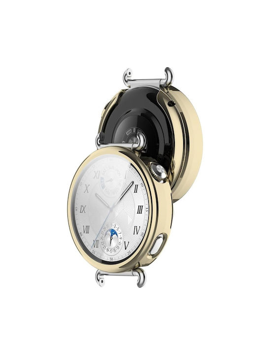 2 1 Θήκη Προστατευτικό Κάλυμμα Οθόνης Huawei Watch Gt 6 41 Mm Χρυσό
