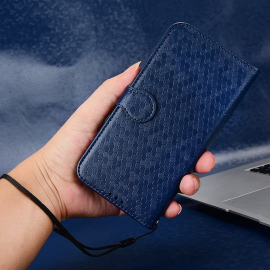 XGSM Klapphülle T Phone 3 5g Brieftasche Rhombus Blau