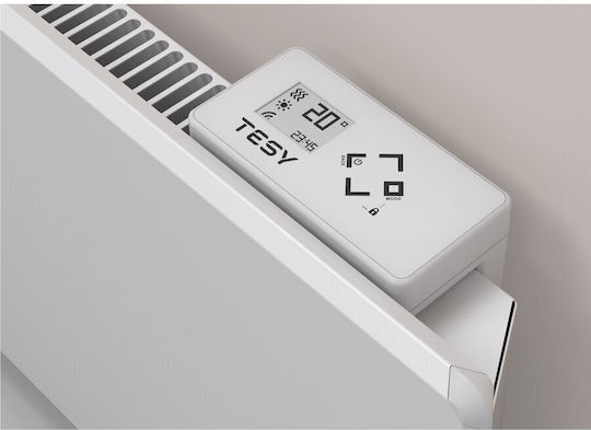 Tesy Convectoare Perete 1000W cu Termostat Electronic și WiFi Alb