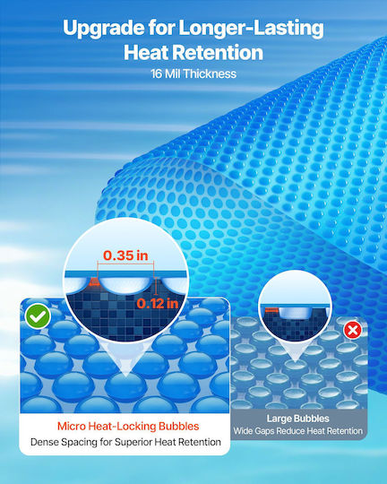 Vevor Solar Round Pool Cover 1pcs