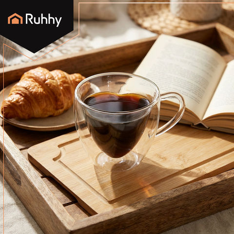 Ruhhy Mug Glass Transparent 240ml