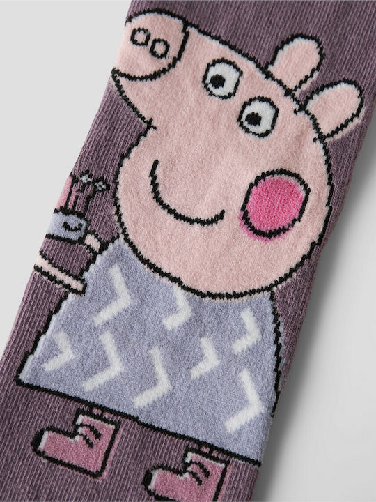 Peppa Pig Παιδικές Κάλτσες Μωβ