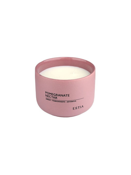 Estia Aromatic Candle In Jar With Pomegranate Perfume 280gr