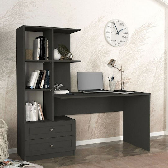Γραφείο Mantra με Βιβλιοθήκη 150x60x152εκ.