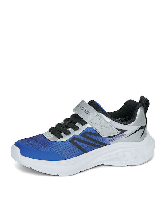Microspec Kids Sneakers With Hoop & Loop Closure Blue