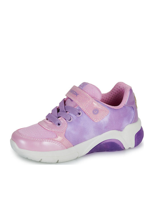 Fadinlight Kinder Sneaker Anatomisch mit Bügel- und Schleifenverschluss Rosa