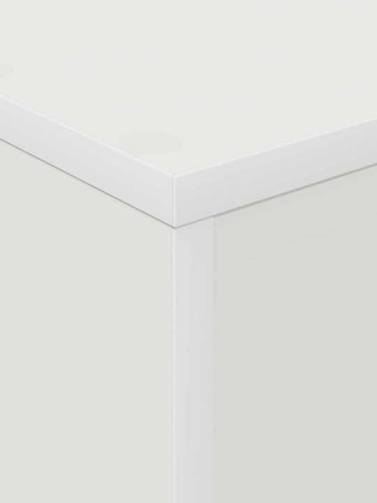 vidaXL Θήκη Περιοδικών Λευκή 70x41x126εκ. vidaXL Θήκη Περιοδικών Λευκή 70x41x126εκ.