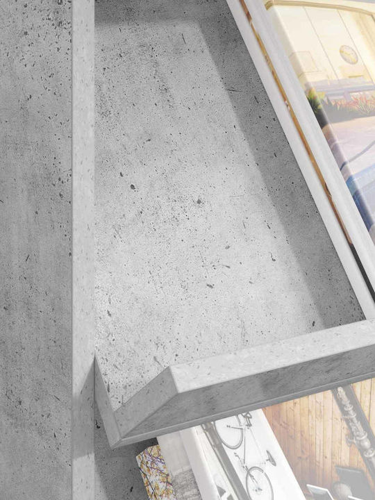 vidaXL Стойка за списания Сив 70x41x156бр 1бр
