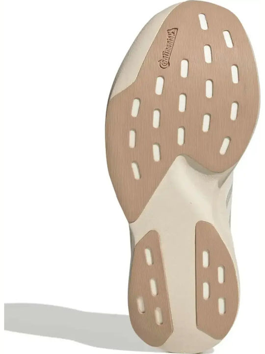 Adizero Kids Sports Shoes Running with Laces Beige