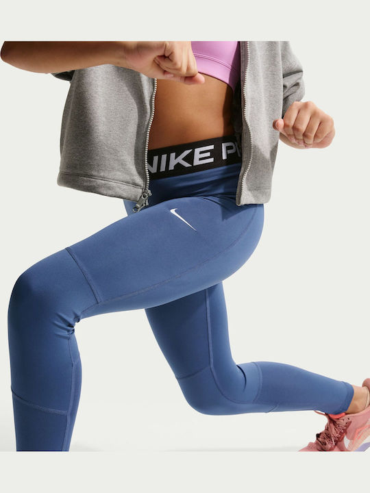 Kids Legging Sports Long Dri-Fit Navy Blue
