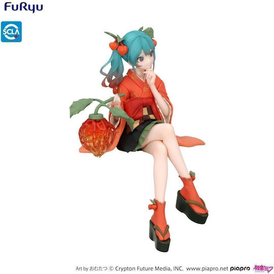 Hatsune Miku Flower Fairy Winter Statue Noodle Stopper 15cm