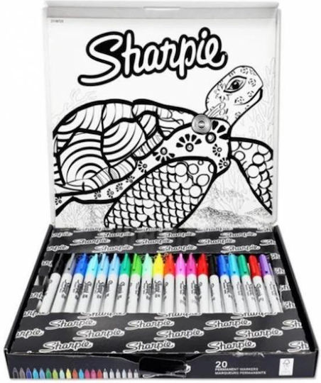 Sharpie Special Edition Turtle Маркери за рисуване 0.9мм Комплект 14бр