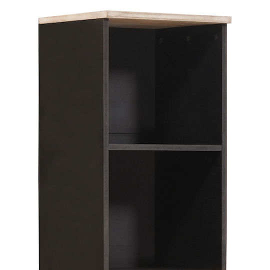 vidaXL Подова Баня Колона 38x33x160см Бяла