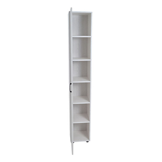 Felhome Floor Bathroom Column Cabinet L30xD32xH185cm White
