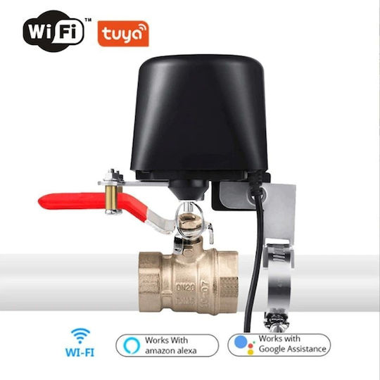 Supapă Inteligentă Conexiune Wireless Apă Gaz Țeavă Pornit Oprit Compatibilă Tuya Google Assistant