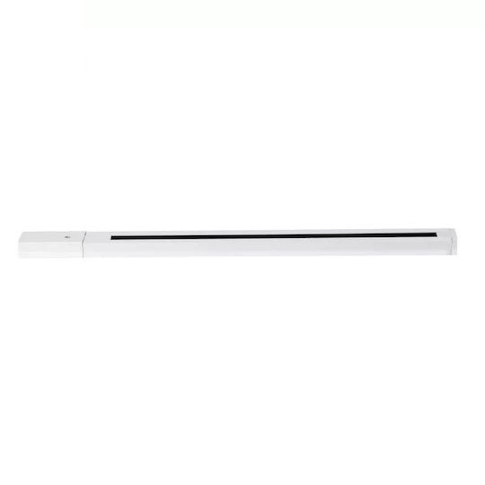 Rail Spotlights Railracks Monophase L Type Aluminum Body 100cm White