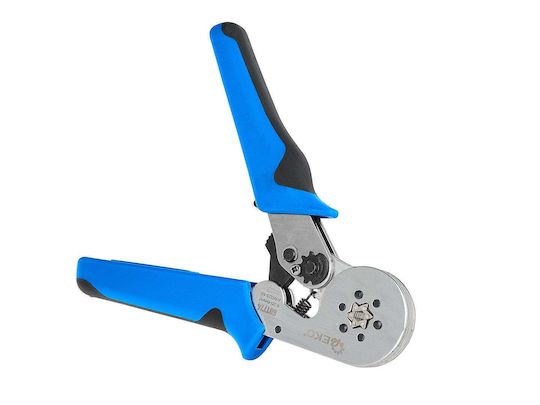 Geko Crimping Pliers for Brass Terminals Cross-Section Range 0.25 - 6mm² with Ratchet Mechanism Length 175mm