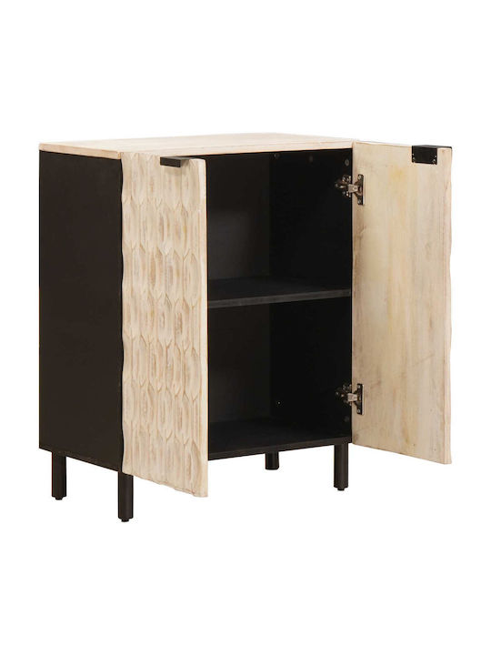 Office Storage Cabinet White L60xW33.5xH75cm