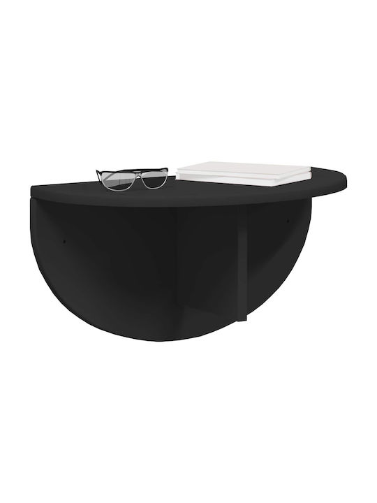 Κομοδίνο Ξύλινο Μαύρο 38x19x19cm