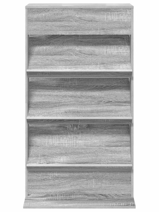 vidaXL Zeitschriftenständer Gray 70x41x126cm 1Stück