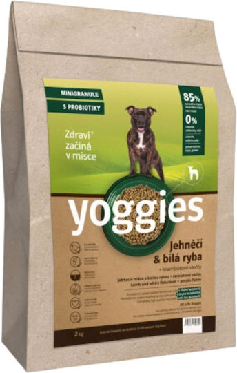 Dry Dog Food Lamb Milk White Fish & Probiotics Cold Pressed Yoggies Normal 15 Kg