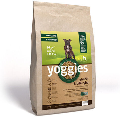 Dry Dog Food Lamb Milk White Fish & Probiotics Cold Pressed Yoggies Normal 2 Kg
