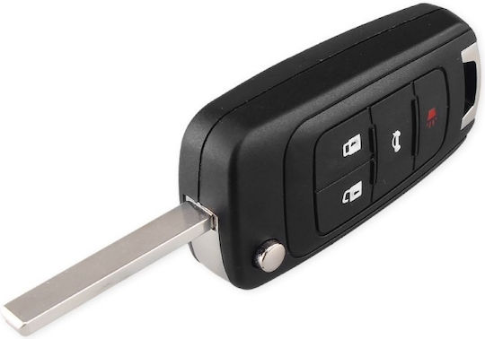Husă Pentru Chei Auto Compatibilă Opel Chevrolet Vauxhall Spark Cruise Corsa Astra Insignia Zafira 4 Butoane