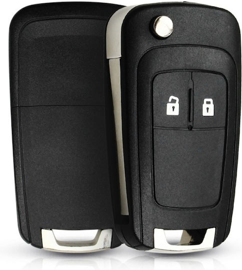 Car Key Case Compatible Opel Chevrolet Vauxhall 2 Buttons