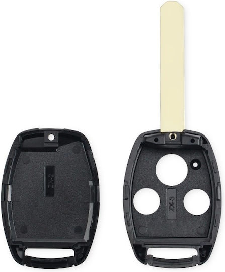 Car Key Cover Case Compatible Honda Accord Civic CR-V Fit Pilot 3 Buttons