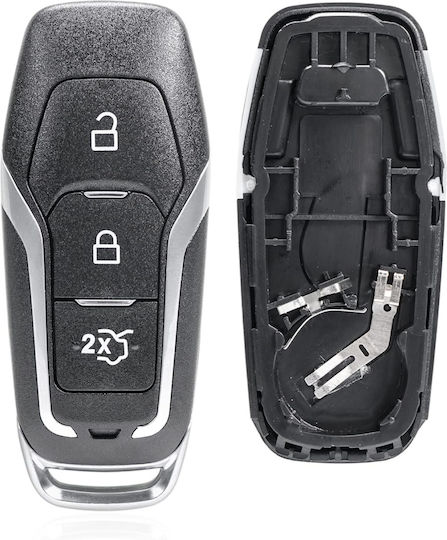 Husă Pentru Chei Auto Compatibilă Ford Mondeo Mustang Focus Fusion S-max Galaxy Explorer 3 Butoane Lamă Hu101