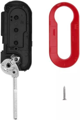 Husă Pliabilă Pentru Chei Auto Fiat Citroen Peugeot 3 Butoane Modele Compatibile 500 Panda Ducato