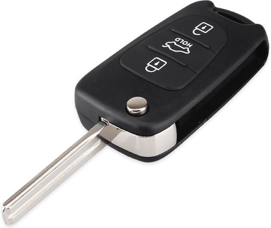 Husă Pentru Chei Auto Compatibilă Hyundai I30 Elantra Santa Fe Accent 3 Butoane
