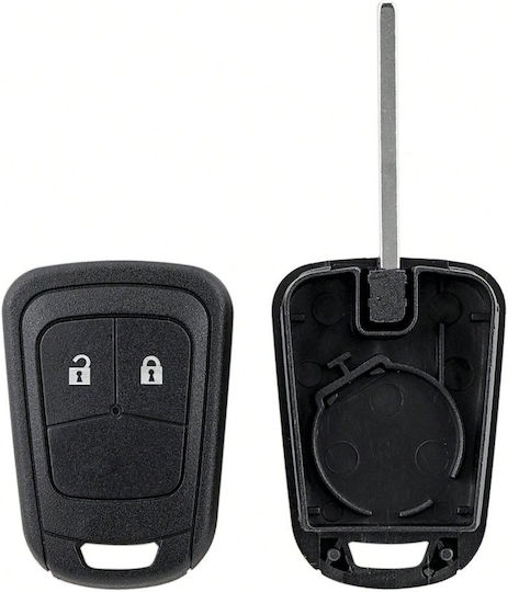 Husă Pentru Chei Auto 2 Butoane Opel Astra J Insignia A Corsa E Mokka Zafira C Meriva B Adam Ampera Cascada Hu101 Blade