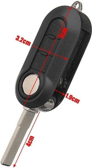 Cheie Auto pentru Fiat 500 / Grande Punto / Punct / Punto Evo