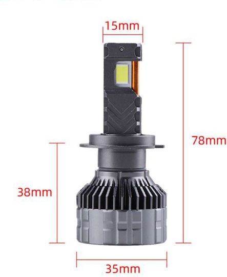 Lămpi Auto H7 Canbus LED 6500K Alb Rece 12-24V 2 Bucăți
