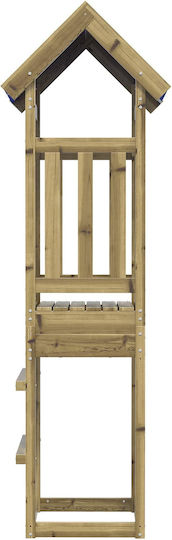 vidaXL Holzturm 52.5x46.5x208cm. Braun
