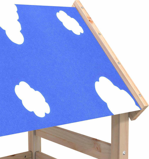 vidaXL Turn de lemn 110.5x52.5x215cm. Maro