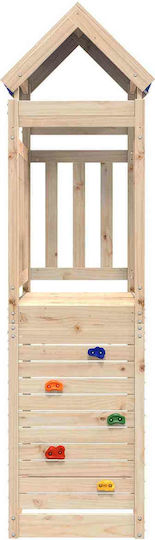 vidaXL Turn de lemn 110.5x52.5x215cm. Maro