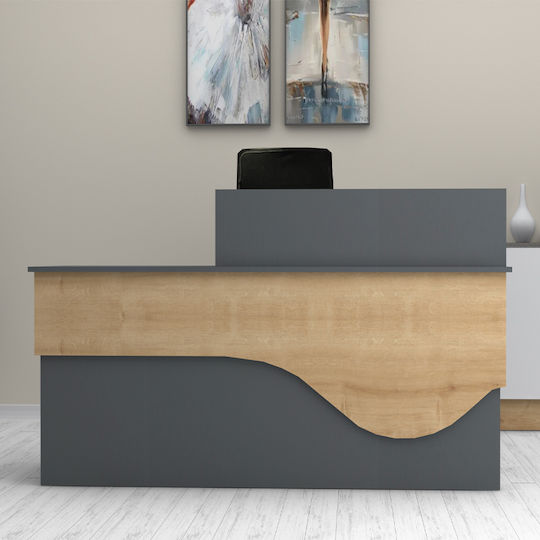Megapap Office Reception L160xW60xH101.8cm