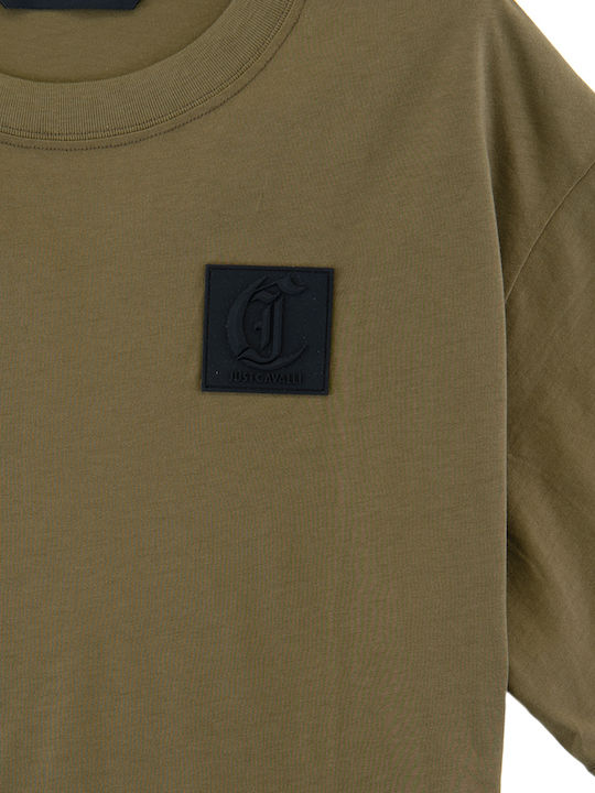 Just Cavalli Тениска Khaki