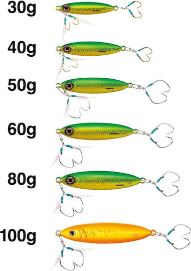 Shimano Butterfly Flach Leuchtend 8,5 cm 80 g Zebra