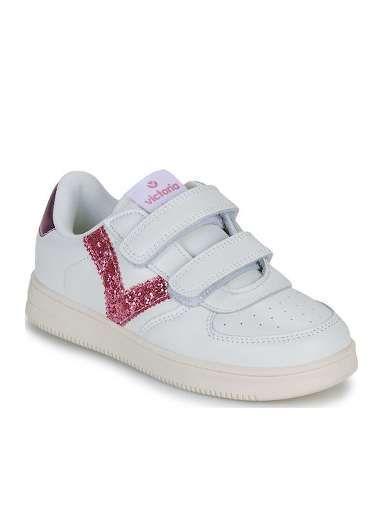 Παιδικά Sneakers με Σκρατς Λευκά