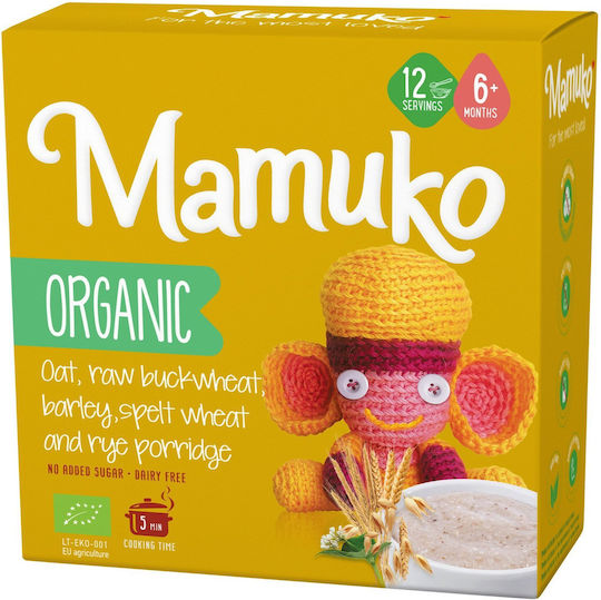 Mamuko Βρεφική Κρέμα 200gr για 6+ Μηνών
