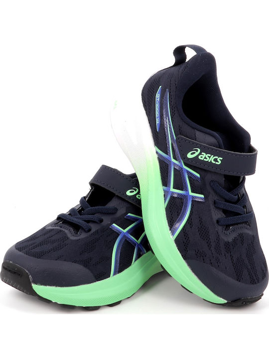 Gt-1000 Kids Sports Shoes Running with Hoop & Loop Closure Navy Blue