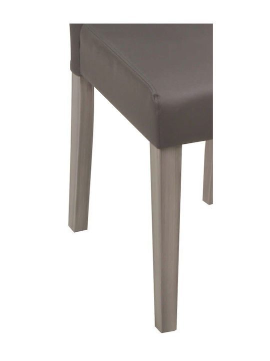 Nama Stühle Speisesaal Gray 2Stück 44.5x56.5x95cm