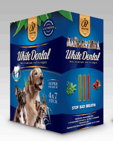 Buster Dent Buster Beef Dog Dental Stick for Medium Breeds 720gr 7pcs