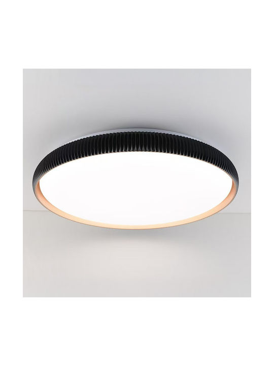 Keskor Deckenleuchte 50cm Schwarz mit Integrierter LED