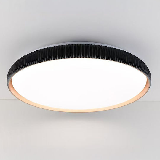 Keskor Deckenleuchte 50cm Schwarz mit Integrierter LED